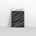 SN4B - Black Metallic Finish Foil Envelopes - Metallic Foil Envelopes