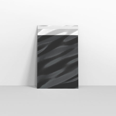 SN4B - Black Metallic Finish Foil Envelopes - Metallic Foil Envelopes