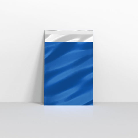 SN4BU - Blue Metallic Finish Foil Envelopes - Metallic Foil Envelopes