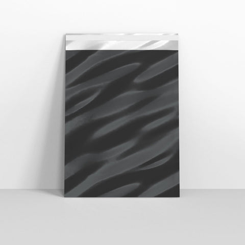 SN6B - Black Metallic Finish Foil Envelopes - Metallic Foil Envelopes