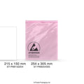 ST - PAB254305 - Anti Static Pink Conductive ESD Bag - Anti Static Bags