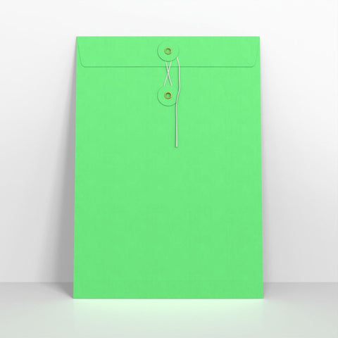 SW324GR - Green String & Washer Envelopes - String and Washer Envelopes