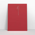 SW324R - Red String & Washer Envelopes - String and Washer Envelopes