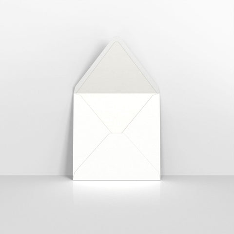 TL160W - W - White & White Fancy Paper Lined Envelopes - Lined Envelopes