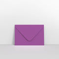 X2382 - Purple Coloured Gummed V Flap Envelopes - Greeting Card Envelopes