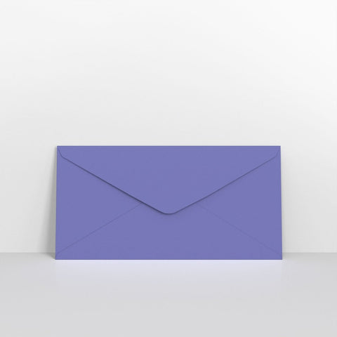 Y24DL - Purple Coloured Gummed V Flap Envelopes - Greeting Card Envelopes